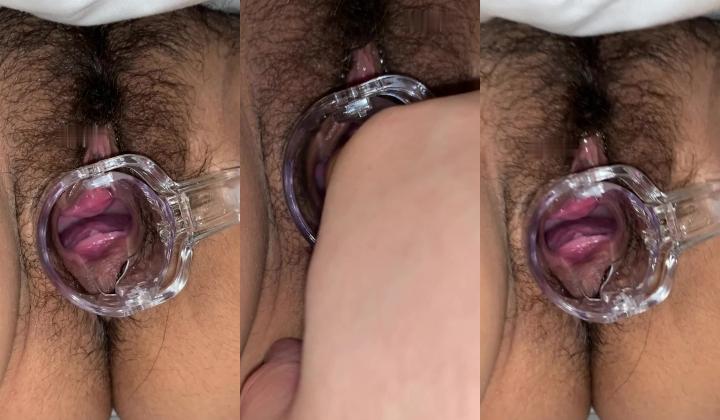 迷奸肉感小太妹黑色高跟+情趣丝袜+扩阴器各种姿势玩弄完整版