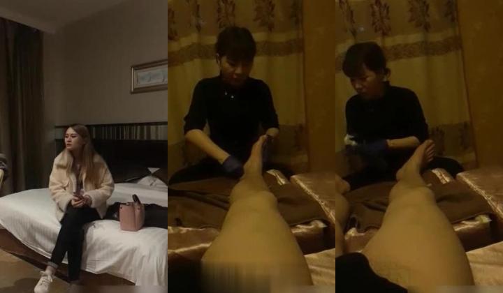 嫖妓达人做足疗时看见技师长得不错加点钱想干她,美女不答应最后给他打飞机,出来后又到酒店找个卖淫女狠狠干!