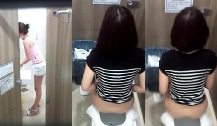 牛人手持身藏暗格偷拍 各种漂亮美女尿尿(三)
