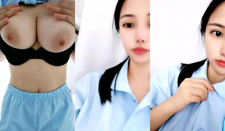 真实医院爆乳护士~【温柔小护士】颜值惊艳~病房 公厕露出，降薪后再创业，不得不说这个奶子真的不错