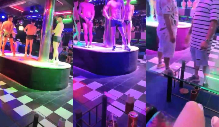 泰国旅游艳遇，【翘臀桃桃】夜店找牛郎~人强屌大，密码房洗澡~调情，口交~激情啪啪 无敌大桩机