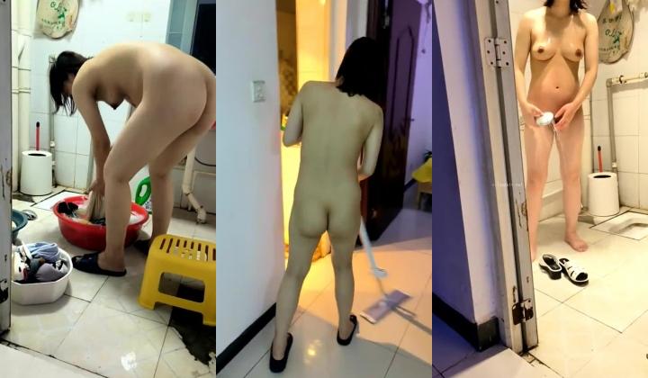 【蛋蛋后小孕妈】5个月大了，依然无怨无悔，给老公洗完衣服，口交内射，贤妻良母型，男人的最爱