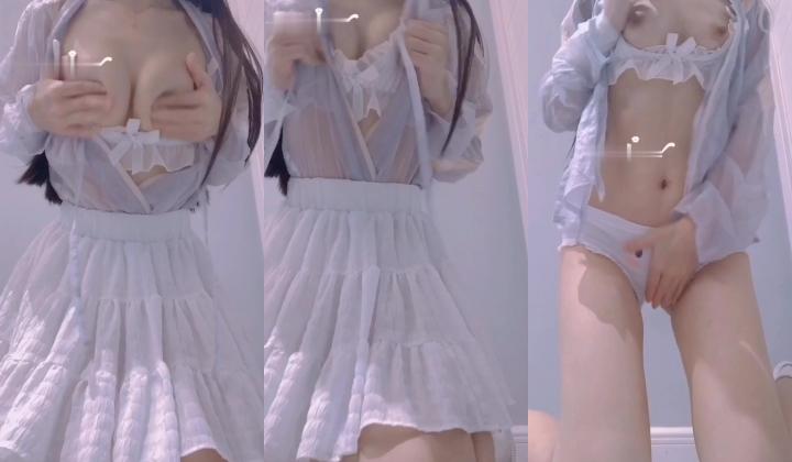 推特颜值福利姬【占星猫(cuteli)】第四弹，婚纱，汉服，旗袍系列，道具自慰，高潮超吹喷水