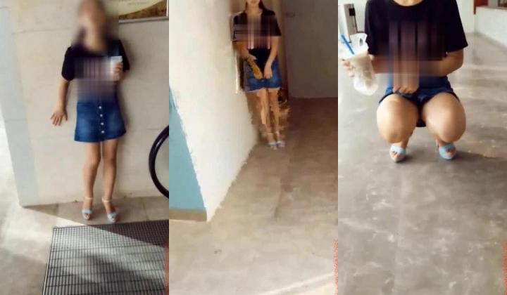 超震撼自拍-短裙丁字裤美女大白天故意打开车窗玩车震,结束后在小穴上涂风油精,痛不欲生哭着在车上打滚,穿着带风油精的跳蛋在商场玩露出,国语
