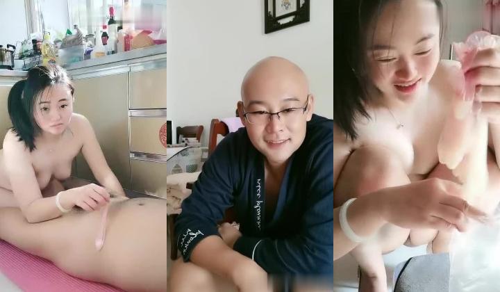 光头哥和淫荡的嫂子全程露脸在家激情，口交舔逼满室春光，道具玩逼吃奶子厨房性爱，各种抽插超级淫荡刺激