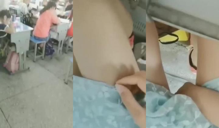 小学老师在教室上课时发骚用小怪兽自慰还把丝袜和短裤脱了我咋没碰到这样的老师