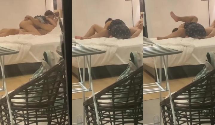 自驾游时偷窥隔壁小情侣啪啪 真想告诉他 小女友身材真好 后续被发现了 但也没耽误人家继续 貌似人家根本不在乎