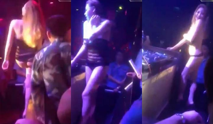 国内某夜场大奶骚逼脱掉上衣的一刻简直嗨到爆这身材干起绝对爽