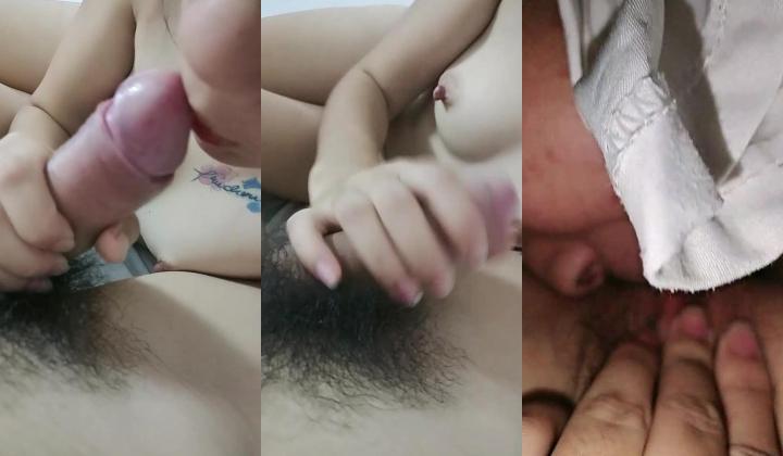 人妻少妇性爱全程实录，温柔的舔弄大鸡巴活真不错，激情上位后入干炮，无套抽插浪叫不断，让小哥舔逼逼淫水