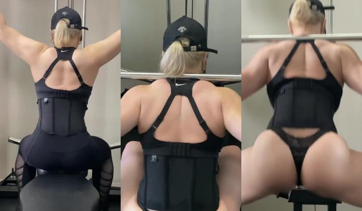 巨乳撸铁健身女神【本当夫妇】淫荡私拍199部完结~超大阴蒂开肛潮喷3P绿帽