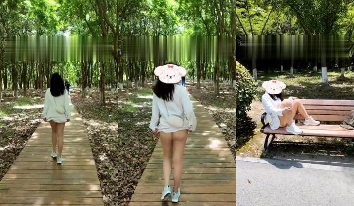 绿帽淫妻大神『张生』分享娇妻，塞着跳蛋逛公园 各种人前露出，看看平时端庄高雅的人妻私下是什么样
