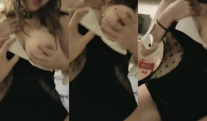 无套搞星女郎，骑乘上位，柔她的大波，被坐着实在是舒服极了！