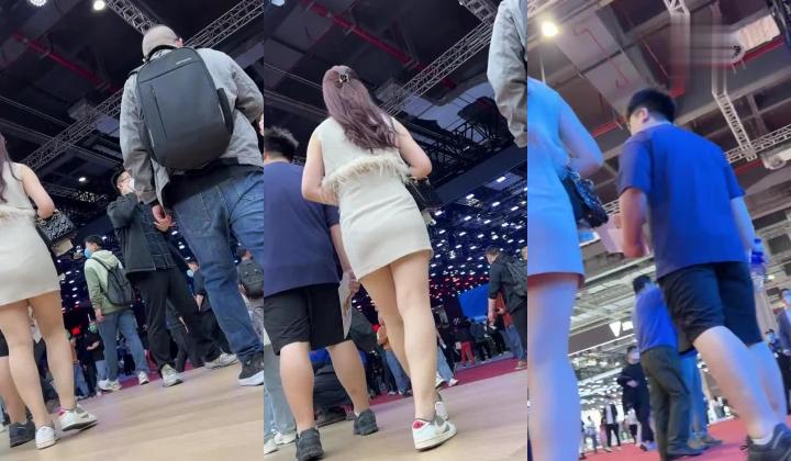[超级裙底]最新2023上海车展各色美女模特 总有一款你喜欢