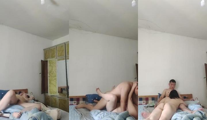 职业技术学院小情侣，家中偷拍性爱