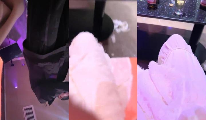 恩惠女神做出轰动平台的事，美美地化妆穿成小仙女去赴约榜一大哥，KTV里被大哥摸奶 出门一路摸奶后打车去开房了