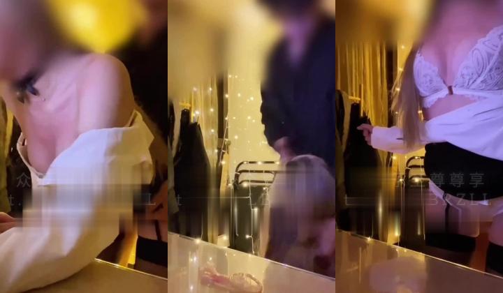 专攻高颜值网红台湾泡良大神「郑原创」FO私拍，职场新人妹，黑丝白衬，腿上调情，跪地口交、后入，口爆吞精