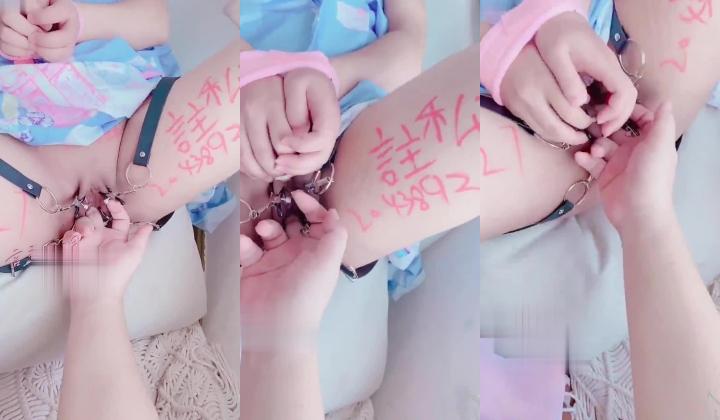 推特dom大佬，【Ethan0109c】 你的女神瞒着未婚夫被调教，各种学生良家