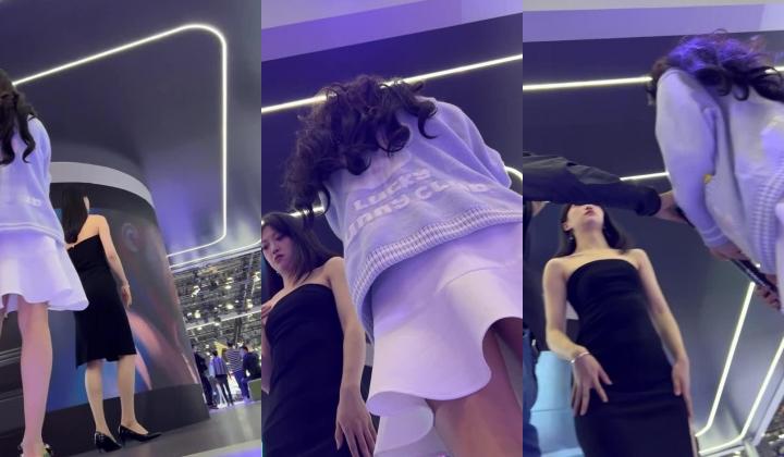 [超级裙底]最新2023上海车展各色美女模特 总有一款你喜欢