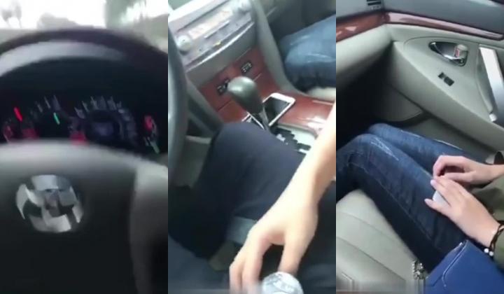 接甜美小情人下班说今天刺激点玩车震 男子有点犹豫 车多操操停停 老公又催回家真的刺激