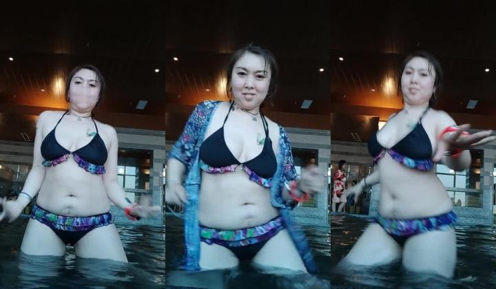 火爆全网极品露脸人妻熟女，肚皮舞老师【柏X彤】绝密私拍，肤白奶大肥臀裸舞啪啪，相当炸裂