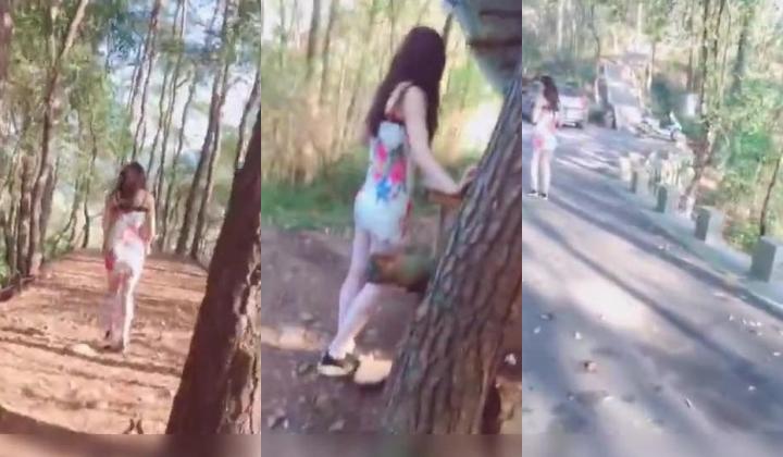 网红月儿演绎小美女爬山被色狼尾随跟踪强干呻吟刺激