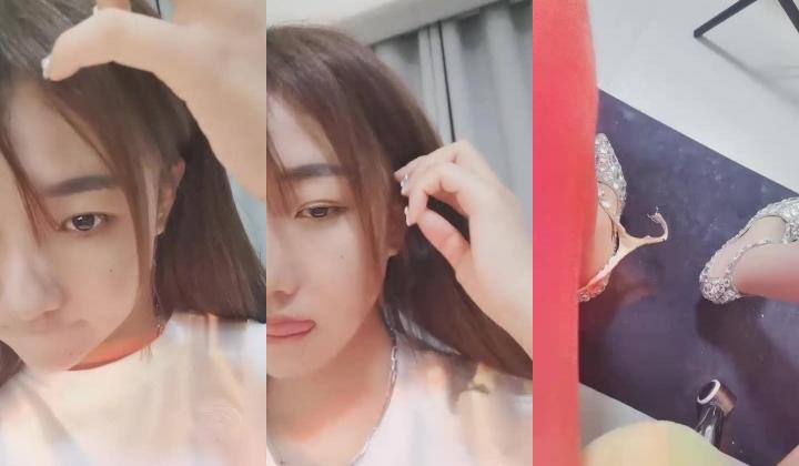 推荐，玩得就是心跳，【了了】，美女戴着跳蛋，坐公交车，户外露出，大黑牛喷水，真实刺激紧张不已，有意思