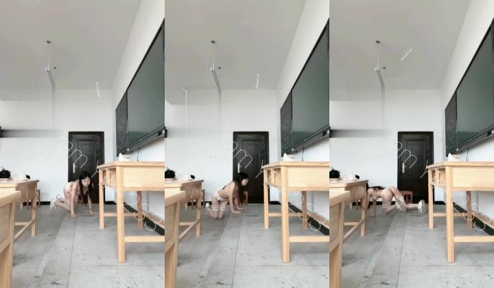 可盐可甜极品大奶清纯女神【小罗老师、旖可】付费露脸视图，露出裸舞性爱调教，年纪虽轻却很反差