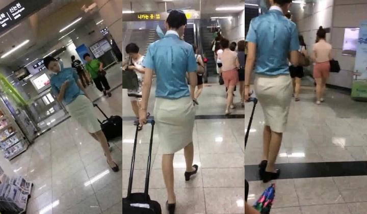 【真实空姐】各大航空美丽空姐不欲人知的真实反差
