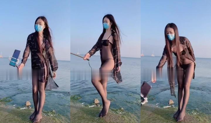 【新奇刺激女神露出】超极品反差女神『浅浅』露出界天花板 带狐狸尾巴极限户外公众场所露出 性感女神极限反差