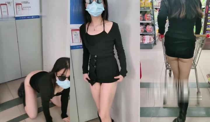 露出界天花板满级狂人！身材苗条性感网红【兔兔】私拍，学校公园商场各种场所人前露出翻屁眼露逼紫薇喷水