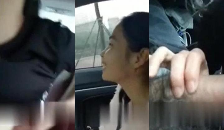 “哥哥骚逼好痒我要你射”大龄白领姐姐下班搭乘黑车主动伸手摸鸟挑逗司机车停路边车震叫的超骚内射对白淫荡