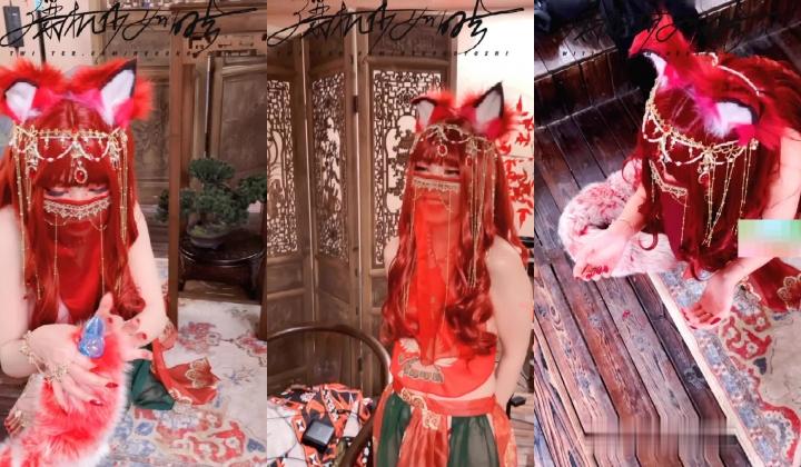 极品CosPlay爆机少女【喵小吉】开年新作《狐妖》极致魅惑 花絮