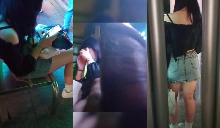 黑虎露出系列 牛人街头露JB对着年轻貌美的妹子打飞机 高颜值高画质 心脏巨大之人