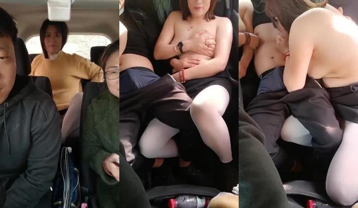 河南老王给两个性饥渴的良家少妇找猛男最近疫情开房有点严来点刺激的玩车震3P
