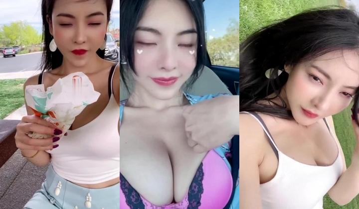 【最新流出】极品豪乳网红女神『谭晓彤』大尺度付费户外私拍流出 开车露豪乳 露逼户外发骚 极度超诱惑 高清720P版