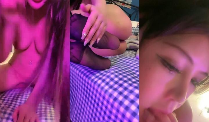 网红脸人间尤物床上骚动起来女神面孔 黑丝长腿大屁股，掰穴蝴蝶逼