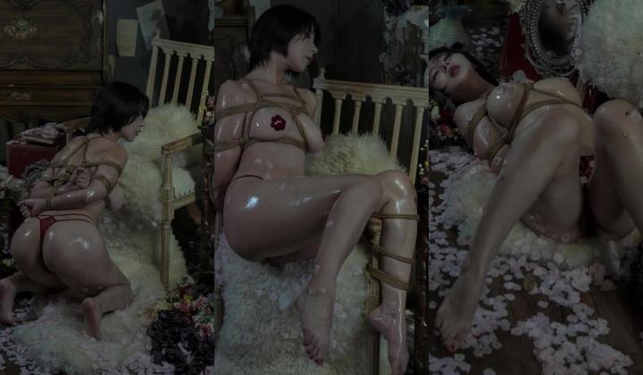 极品高颜值爆乳欲体香艳尤物 云溪溪 绳缚大尺度私拍 精油胴体色欲蜜臀 待宰羔羊性欲迸发
