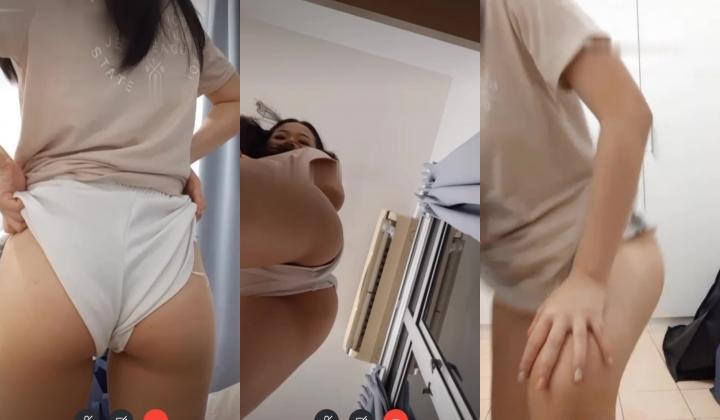 堪比果条 ️的网络招聘模特视频面试被泄露流出明星气质美女黄X惠360度裸露特写，附生活照
