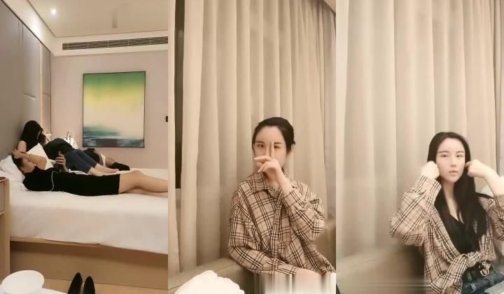 三女VS几男秀高颜值美女多人群P啪啪，穿上黑丝双女舌吻口交后入大力猛操