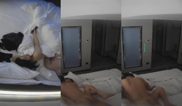 萤石云酒店近视角偷拍眼镜男带表妹出来爱爱，把表妹干的不要不要的抠逼看的一清二楚