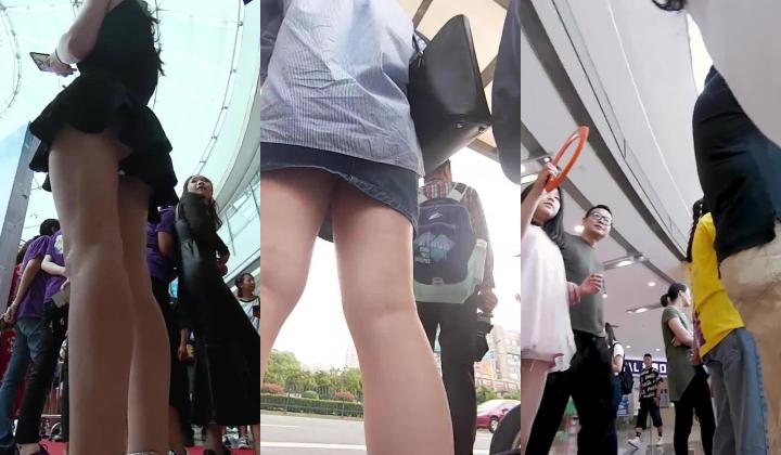 《极限CD大师重磅 作品》女神级别清一色的气质小姐姐！冒险贴身抄底多位裙子美女各种骚丁真空无内小风一吹凉快极了