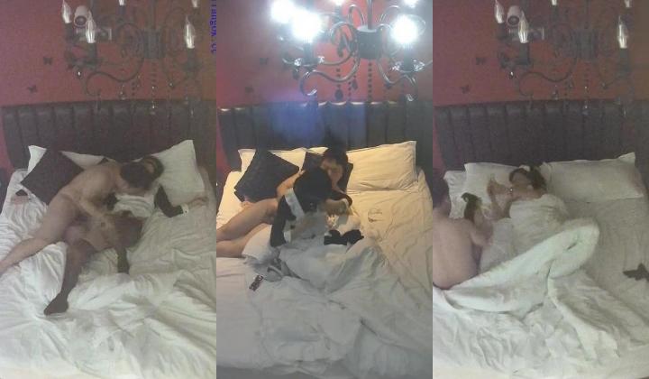 酒店稀有房偷拍 ️黑丝女仆装美女被男友操到瘫软在床上呻吟刺激