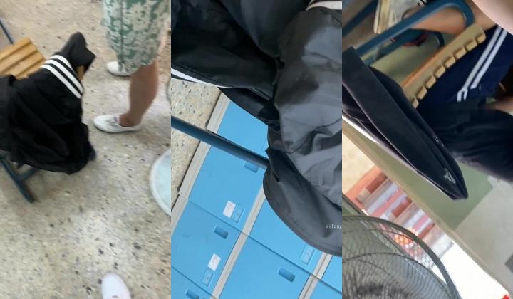超硬核抄底领口偷拍美女老师 诱人窄内香臀 低胸美乳大饱眼福 满脑子都是老师色色的身体