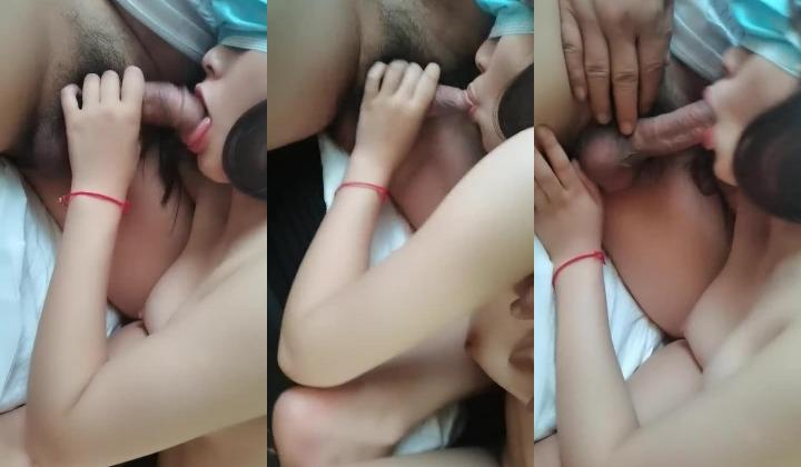 很会玩的大哥带两个小骚逼户外车震，年轻小少妇给大姐吃奶舔逼还要给大哥舔鸡巴真刺激，爆草抽插浪叫不断