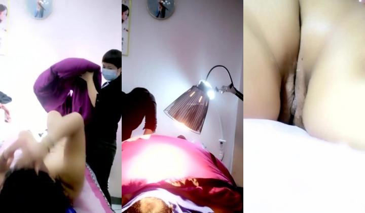 重磅推荐！【女子SPA】，美容院，良家露脸按摩被偷拍，胸推私密保养，湿漉漉小穴