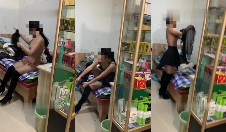 推特绿帽大神YQ-K贡献自己的老婆露出-老婆在情趣内衣店勾引老板2
