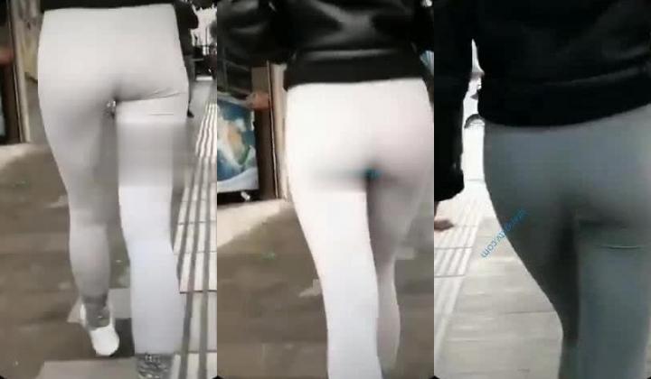 模特身材气质，推特露出婊【yunbit】各种公共场合大胆穿着，露出啪啪