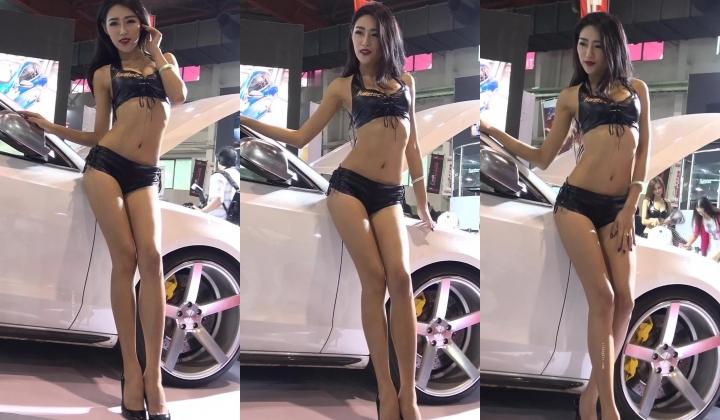 【车模】车展偷拍模特 车模 角度刁钻，全方位视角
