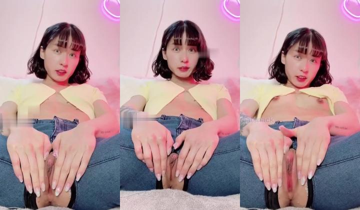 中韩混血博士生，超大阴蒂，撸铁肌肉女【peachy】自慰啪啪群P，下海拍A片，猛女