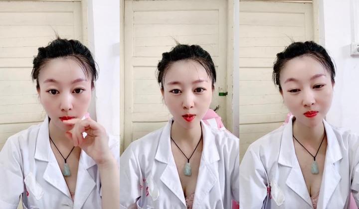 真实乡村门诊，【美女医生】，大爷大妈们来看病的间隙，蓝牙跳蛋塞到逼里狂震，潮喷两米有余